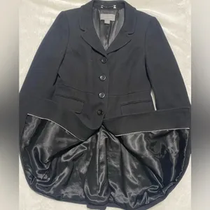 Ann Taylor Black Blazer Coat thumbnail 3