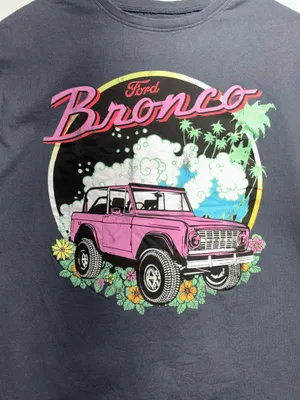 Gray Ford Bronco Pink Print Size Small thumbnail 4