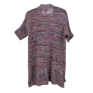 NWT Sundance Women's Open Knit Crochet Short Sleeve Cardigan‎ Sweater Sz Medium thumbnail 2