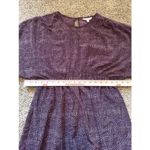 Prologue Plum Purple Printed Dress Casual Party Women Size Large‎ thumbnail 7