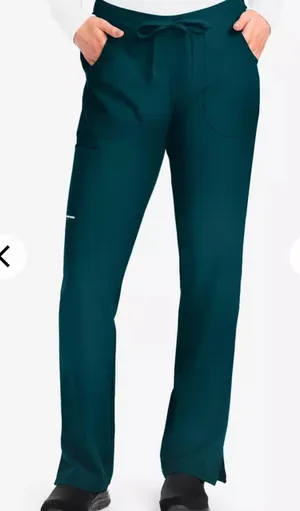 Skechers by barco 3 pocket stretch cargo tapered leg scrub pants Caribbean blue thumbnail 1