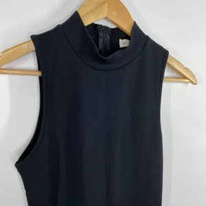 Caution to the Wind Black Mock Neck Sleeveless Wide‎ Leg Jumpsuit Womens Small S thumbnail 6
