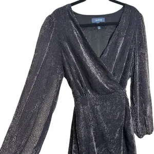 ModCloth Secretly Spotted Wrap Dress Size L thumbnail 6