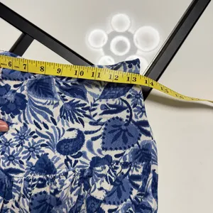 ✨ Zara Blue & White Floral Ruffled Skort | Size XS ✨🖤 thumbnail 9