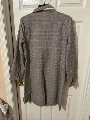 NWT prima large striped coat‎ size large thumbnail 4