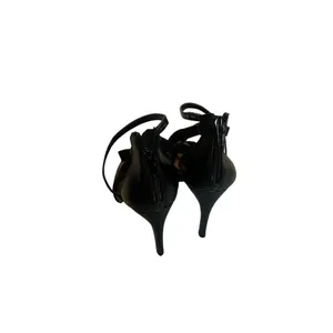 Nine West Women's Elilah Strappy Zip Up High Heels Black Size 7 thumbnail 9