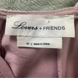 Lovers & Friends Revolve Jenny Wide-Leg Pink Jumpsuit Size XS thumbnail 4