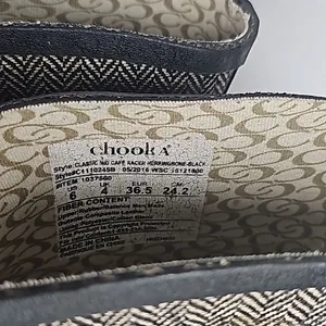 Chooka Herringbone mid rise classic rain waterproof pull on winter boots Sz 6 thumbnail 3