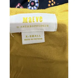 Maeve‎ Anthropologie Archival Midi Motif Faux Wrap Dress Women's Size X-Small thumbnail 9
