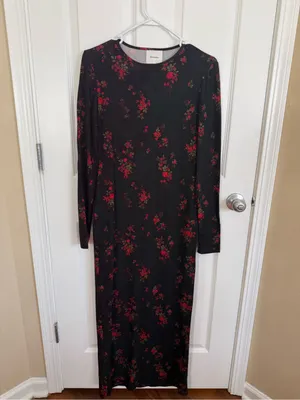 Reformation Tommie Knit Dress in Bossanova M thumbnail 2
