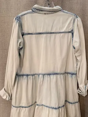 Free People Nicole Denim Shirtdress | M thumbnail 8