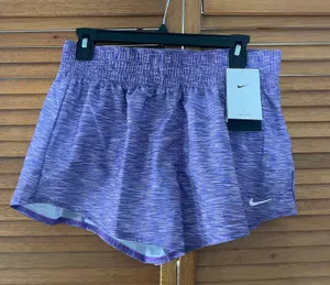 Women’s One Dri-Fit Mid Rise 3” Brief-Lined Active Athletic Shorts Sz M NWT thumbnail 1