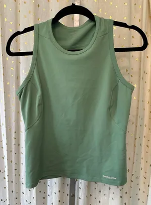 Patagonia Women’s Moisture Wicking Capilene Cool Trail High Neck Tank Top S thumbnail 1