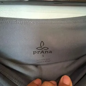 Prana Midrise Full Length Leggings Grey Size Small Activewear Yoga #1100 thumbnail 2