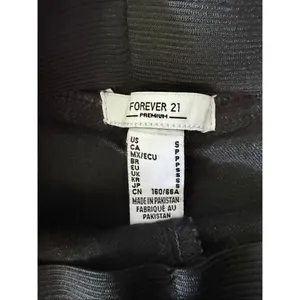 Forever 21 Premium High Rise Flare Jeans Gray Acid Wash Stretch Pull On Pants S thumbnail 2