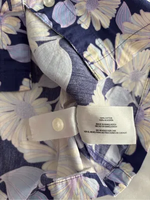 GAP Navy Floral Pajama Set thumbnail 4
