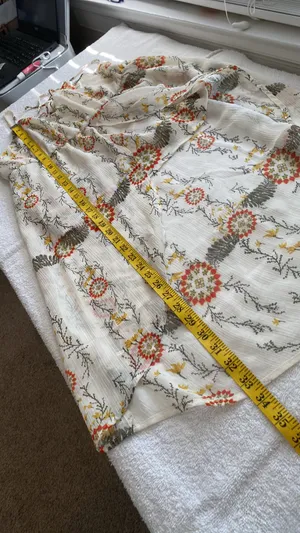 Maurice’s blouse high/low long flowing back bra adj spaghetti strap size medium thumbnail 3
