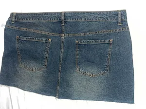No Boundaries Blue Denim Mini Skirt thumbnail 2