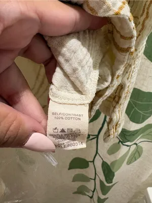 Mystree Cream and Tan Plaid Button-Down Shirt thumbnail 3