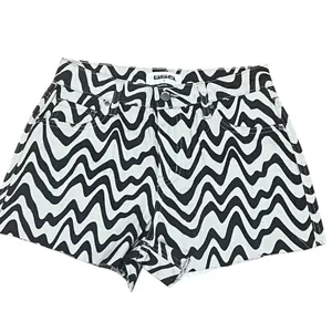 RSQ Women's Wave Print Casual Shorts Brown & White Size 27 Standard thumbnail 3