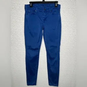 7 For All Mankind Blue Gwenevere Skinny Jeans Size 28 thumbnail 13