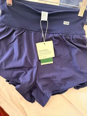 Halara S Womens Athletic running shorts With Built-In Shorts Navy Blue Size S thumbnail 2