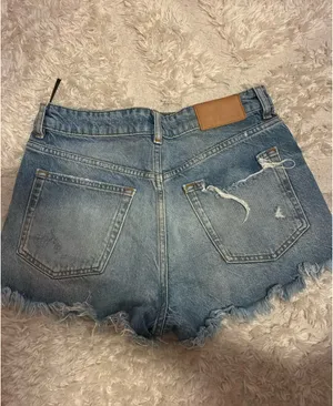 ZARA Distressed Jean shorts  thumbnail 2