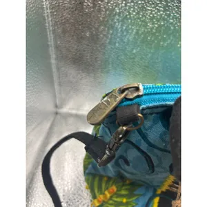 Paul Brent Tropical Parrot Canvas Crossbody Bag Blue Green Macaw Palm Leaf Art thumbnail 2
