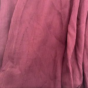 J. Crew Womens Size 6 Nadia Strapless Bridesmaid Dress Burgundy Red Silk Chiffon thumbnail 5