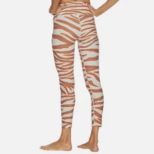 Beach Riot Sport Piper‎ High Rise Stretch Leggings in Cloud Cream Zebra Size XS thumbnail 4