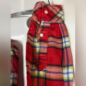 A&F Abercrombie & Fitch Plaid oxford Button Down MOOSE LOGO Size Xs thumbnail 5