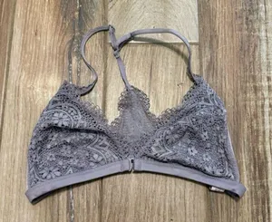 Victoria's Secret Body by Victoria Front Closure Racerback Lace Bralette thumbnail 1