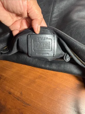 Coach Black Leather Shoulder Hobo Bag thumbnail 9