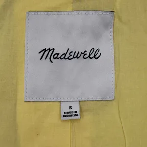 Madewell Yellow Cotton Blend Belted Trench Coat N0885 Womens‎ Size Small NWT thumbnail 6