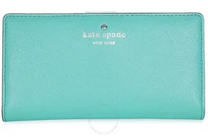 KATE SPADE Cherry Lane Stacy Bright Beryl‎ Leather Wallet thumbnail 1