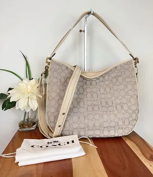 NWT‎ Coach Soft Tabby Hobo In Signature Jacquard thumbnail 1