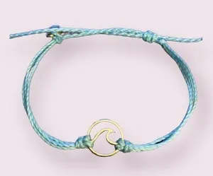 PuraVida bracket with wave charm #30 thumbnail 1