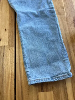 Levi’s 501 Original Fit Jeans W31 L26 Light Wash Button Fly Straight Leg thumbnail 4