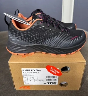Women’s Lowa Amplux WS All Terrain Running Shoes Sneakers Size 6 Black Melon NEW thumbnail 1