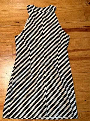 LE LIS Black & White Stripe Dress thumbnail 4