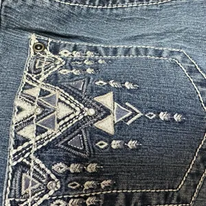 Wilfred Heart Jeans Women’s 28 X 31 Bootcut Western Rodeo Embroidered Retro Y2K thumbnail 4
