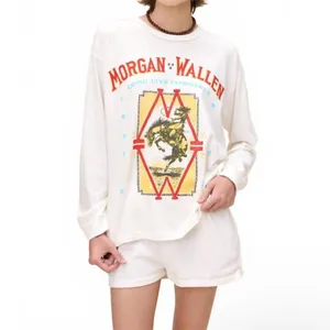 NWT Daydreamer Morgan Wallen Long Live Cowgirls‎ Relaxed Long Sleeve, Size S thumbnail 3