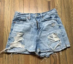 American eagle mom short Jean shorts 2 thumbnail 1