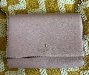 Kate Spade Pink Leather Cross Body Purse thumbnail 2