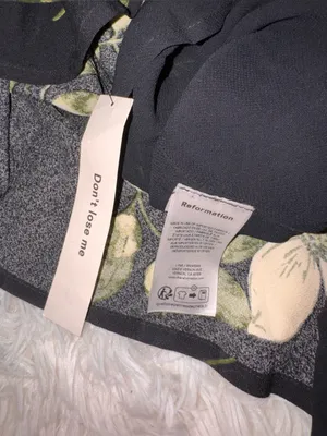 NEW Reformation Yale floral black maxi dress sz 8 thumbnail 5