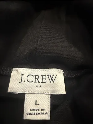 J.Crew black turtle neck size large . thumbnail 2