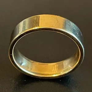 5mm gold stainless steel ring size 11.5 thumbnail 2