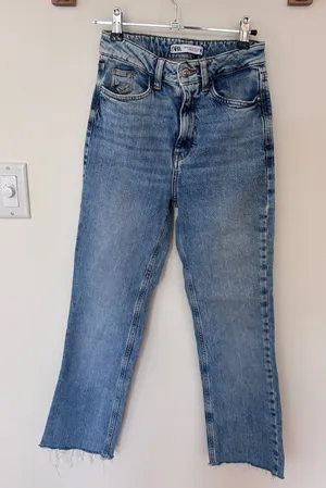 Zara Straight Leg Denim Jeans – Size 0 thumbnail 1