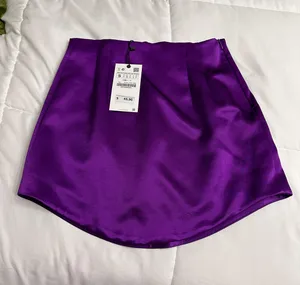 ZARA Purple Skirt thumbnail 1