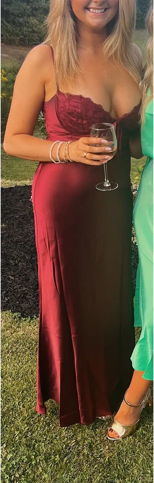 Princess Polly Fayden Bias Cut Maxi Dress thumbnail 1